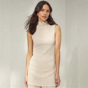 NWT Aritzia Wilfred Verona Tunic Blouse Birch/Espace